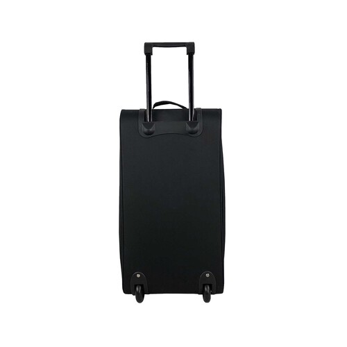 Bolso de viaje grande con capacidad 48 litros color negro, AIRPORT ALCAMPO.
