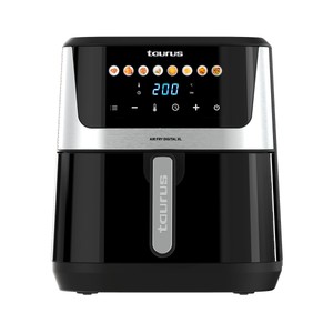 Imagen de Freidora de aire TAURUS AF1700XD DIGITAL XL, capacidad 8L, 1700W, 8 programas, color negro.