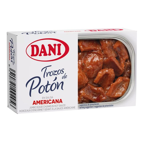 DANI Trozos de potón del Pacífico en salsa americana 68 g.