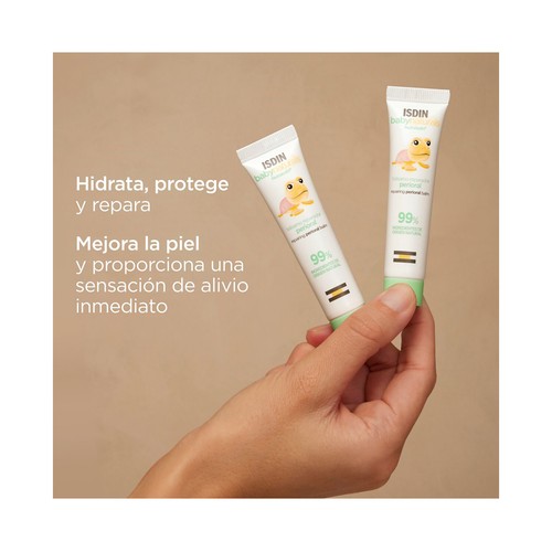 ISDIN Baby naturals Bálsamo reparador y protector perioral para bebés 15 ml.