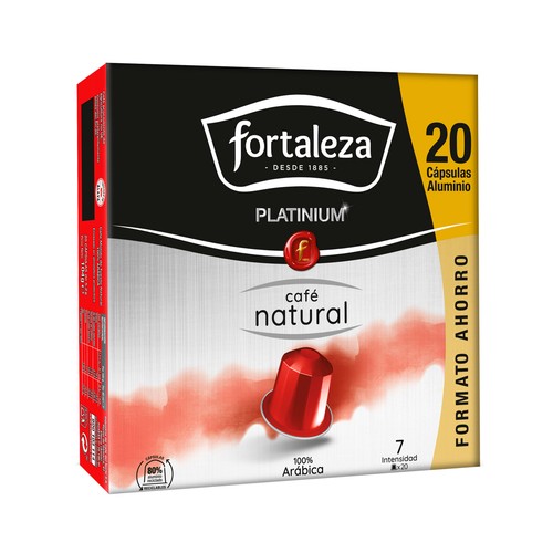 FORTALEZA Capsulas de café natural 20 und 104gr