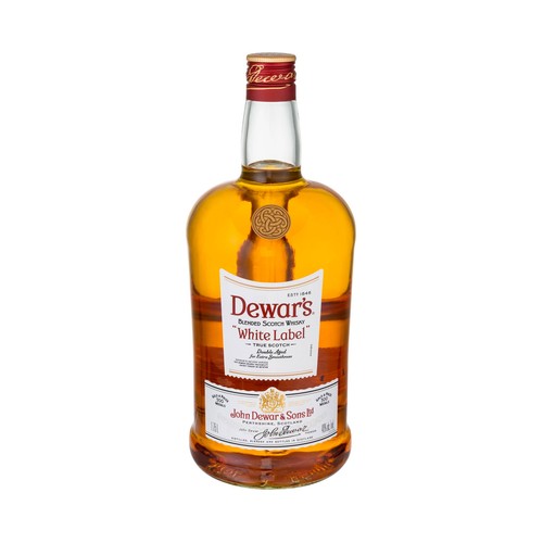 DEWARS White label Whisky blended escocés botella 1.75 l.
