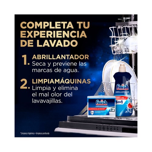 FINISH Capsulas lavavajillas máquina ultimate plus regular 40 uds 452g