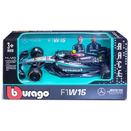 Coche F1 1:43 Mercedes Hamilton, miniatura coleccionable, PRICE HUNTER, LTD 