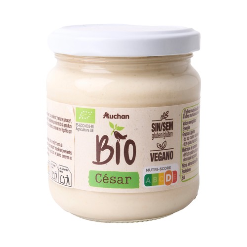 PRODUCTO ALCAMPO Bio Salsa César ecológica sin gluten, ni huevo ni lactosa 190 g.
