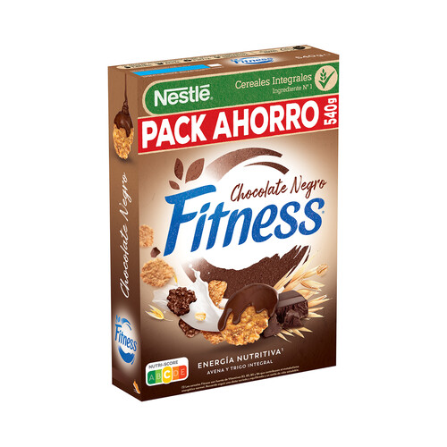NESTLÉ Cereales integrales con chocolate negro NESTLÉ FITNESS 540 g.