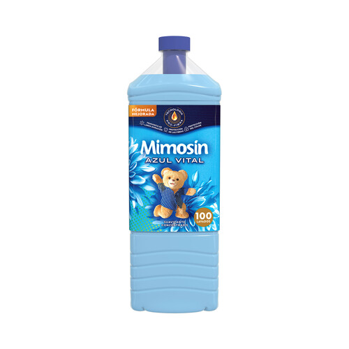 Suavizante concentrado azul vital MIMOSÍN 100 lavados 2 L.