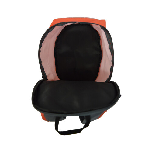 Mochila con varios compartimentos de color mostaza con capacidad para 10L, AIRPORT ALCAMPO.