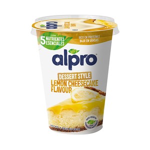 Imagen de ALPRO Especialidad de soja sabor a cheesecake de limón 400 g.