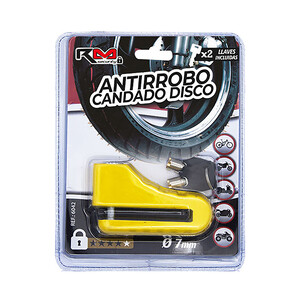 Imagen de Antirrobo para disco de freno, 7mm, ROLMOVIL SECURITY.