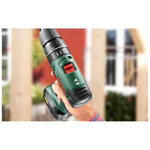 Taladro percutor con batería 18V, BOSCH PSB 1800 LI-2.