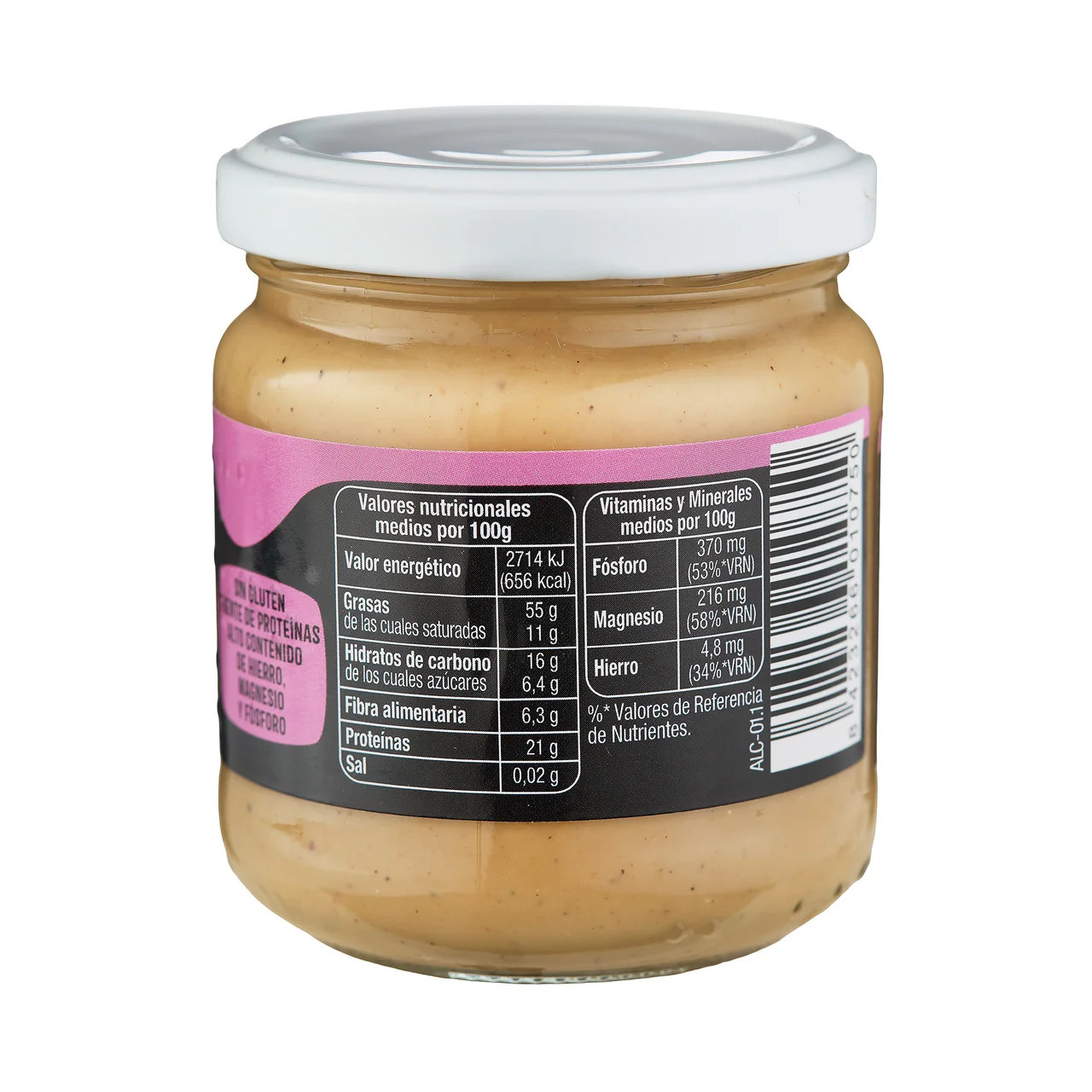 PRODUCTO ALCAMPO Crema de anacardo elaborada sin gluten 180 g