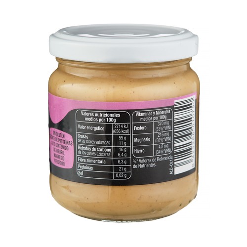 PRODUCTO ALCAMPO Crema de anacardo elaborada sin gluten 180 g