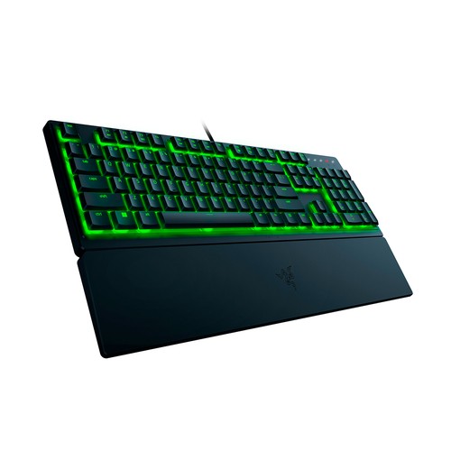 Teclado gaming iluminado RAZEN Ornata V3 X, cable USB, switches de membrana silenciosos, teclas recubrimiento UV.