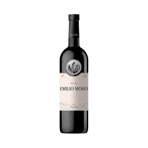Vino tinto con denominación de origen Ribera del Duero EMILIO MORO botella de 75 cl.