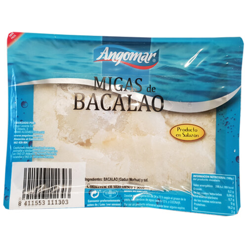 ANGOMAR Bacalao salado migas ANGOMAR 250 g