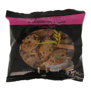 Imagen de FRANJUBA Tostas de chapata con pasas 125 g.