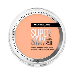 MAYBELLINE  Super stay híbrido tono 30 Base de maquillaje en polvo de alta cobertura, acabado mate.