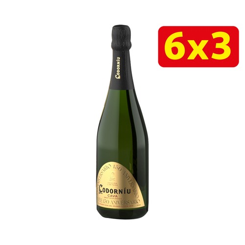 CODORNIU 150 Aniversario Cava brut ecológico botella 75 cl.