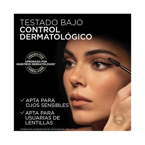 L´ORÉAL PARIS Panorama all night tono black Máscara de pestañas con efecto volumen.