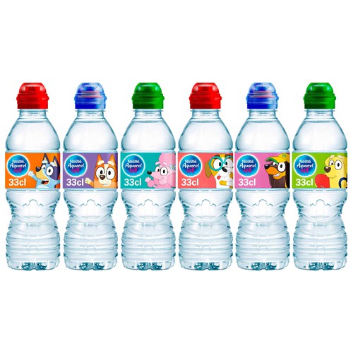 AQUAREL Agua mineral con tapón sport botella de 33 cl.