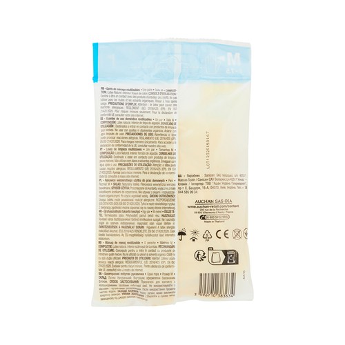 PRODUCTO ECONÓMICO ALCAMPO Guantes reutilizables t/m 2 uds.