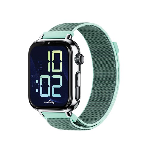 Smartwatch SAVEFAMILY SaveWatch Plus 2, Esfera Plata, Correa de Tela Ocean"..