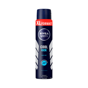 NIVEA Desodorante en spray para hombre con protección anti-transpirante hasta 48 horas NIVEA Men cool kick 250 ml.