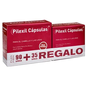 PILEXIL Complemento alimenticio para hombres y mujeres para nutrir cabello y uñas PILEXIL 250 uds.