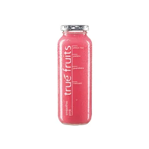 TRUE FRUITS Preparado de zumo de frutas (smoothie pink) TRUE FRUITS 25 cl.