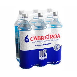 CABREIROA Agua mineral pack de 6 uds. x 1,5 l.