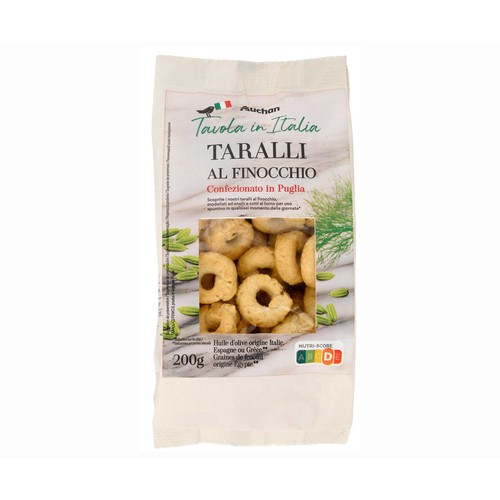 PRODUCTO ALCAMPO Taralli hinojoTavola in Italia 200 gr.