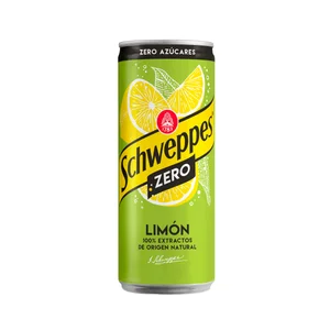 SCHWEPPES ZERO Refresco de limón lata de 33 cl.