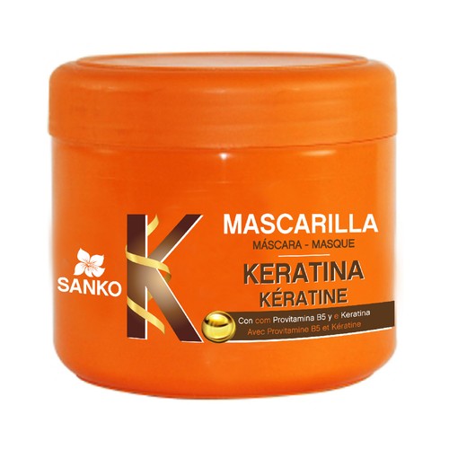 SANKO Mascarilla hidratante y nutritiva para cabellos secos y dañados SANKO 500 ml.