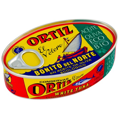 Bonito del Norte en aceite de oliva ecológico ORTIZ 112 g.