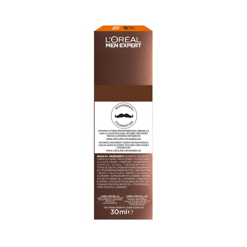 L"ORÉAL Men expert barber club Aceite para cuidar la barba larga 30 ml.