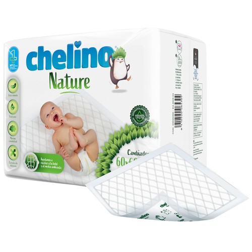 CHELINO Nature Cambiadores de 60 x 60 cm. 25 uds.