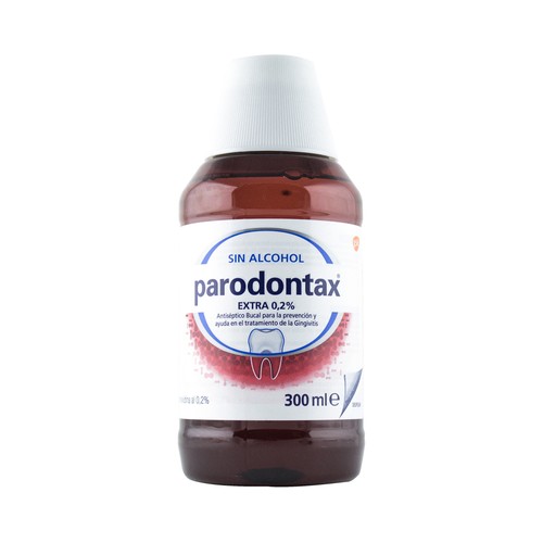 PARODONTAX Antiséptico bucal sin alcohol para el tratamiento y prevención de la gingivitis PARODONTAX 300 ml.