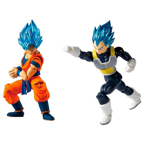 Figura articulada Goku SSB, Vegeta SSB o Broly SS, varios modelos, DRAGON BALL Evolve.