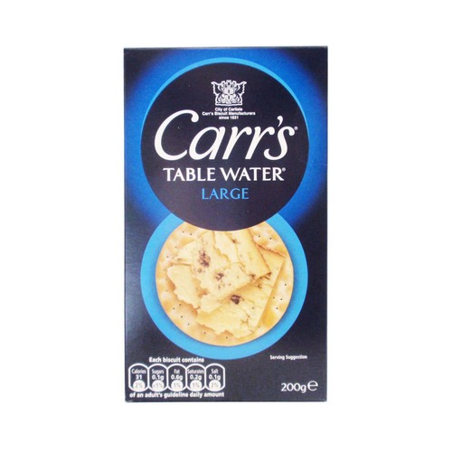 CARR´S Table water large Crackers 200 g.