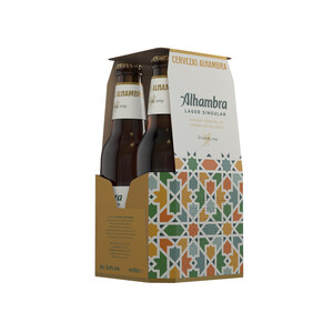 Imagen de ALHAMBRA LAGER SINGULAR Especial Cerveza pack de 4 uds. de 33 cl.