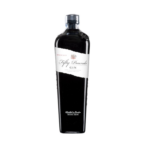 FIFTY POUNDS Ginebra inglesa tipo London dry gin 70 cl.