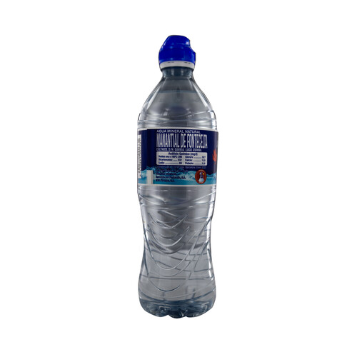 PRODUCTO ALCAMPO Agua mineral natural con tapón sport botella 75 cl.
