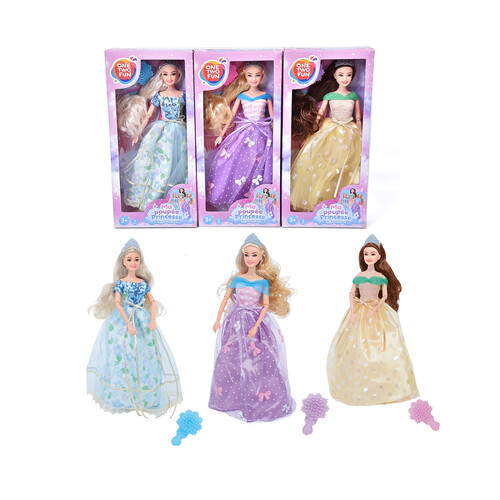 Muñeca princesa, ONE TWO FUN, Alcampo ¡Haz tu Compra