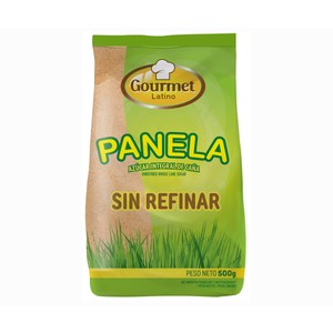 Panela pulverizada 500 g.