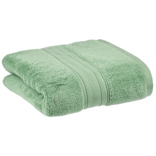 Toalla baño 100x150cm 500gr, 0 torsion, 100% algodón woven color verde. ACTUEL