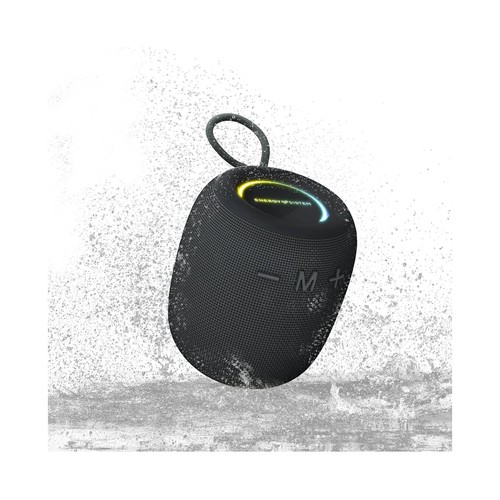 Altavoz portátil Bluetooth ENERGY SISTEM Graphite Sunrise Speaker, color negro, Cable USB tipo C..