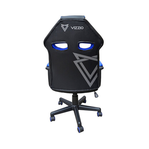 Silla gaming VIZZIO Nayade V2 negro y azul, almohadilla lumbar, reclinable, regulación de altura.