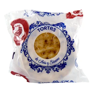 PRODUCTO ALCAMPO Tortas de sésamo y anís 12 uds. 400 g.