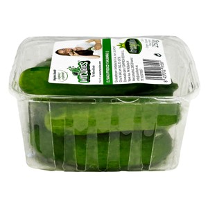 Pepinos snack, bandeja 250 g.